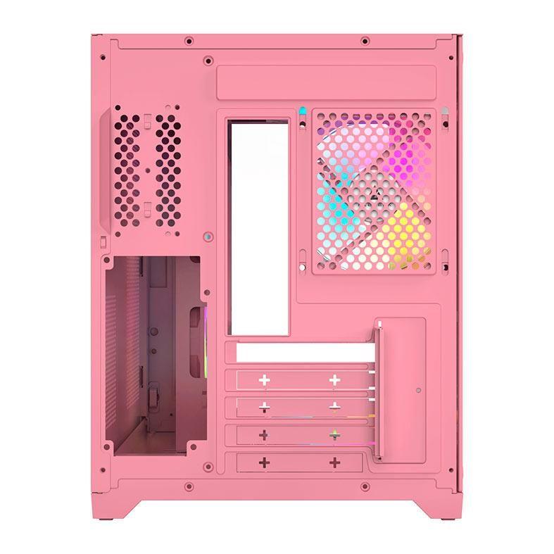 ame＊kae Gabinete Gamer Acegeek Aquarium M345, Mid-Tower, Lateral de Vidro